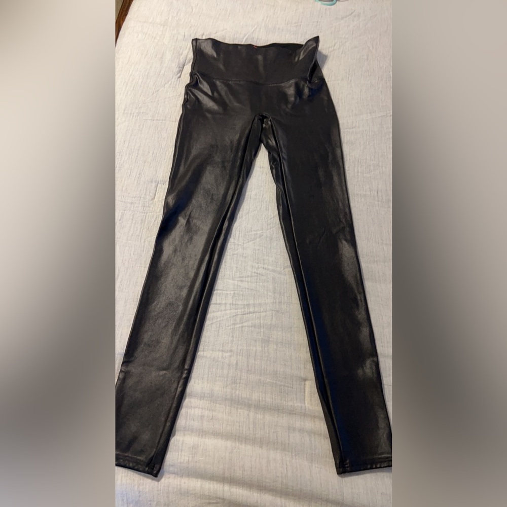 Spanx faux leather leggings